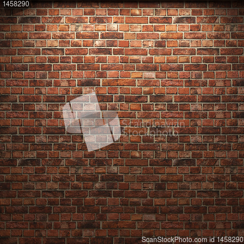 Image of illuminated brick wall