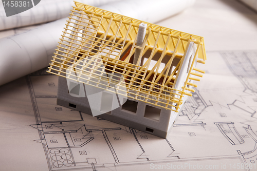 Image of Architecture model and plans