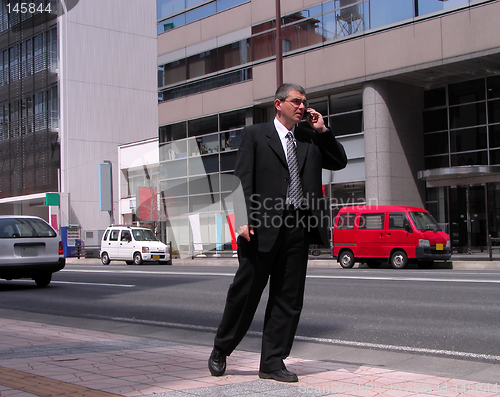 Image of Businessman in the city