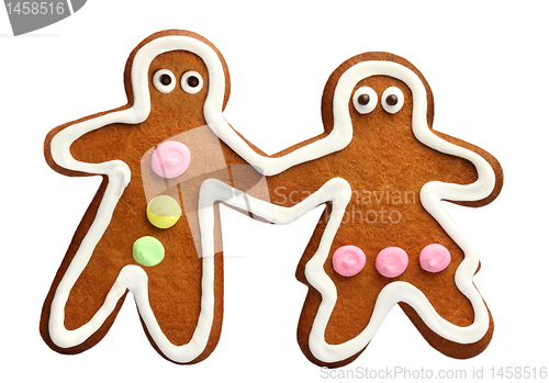 Image of Gingerbread couple