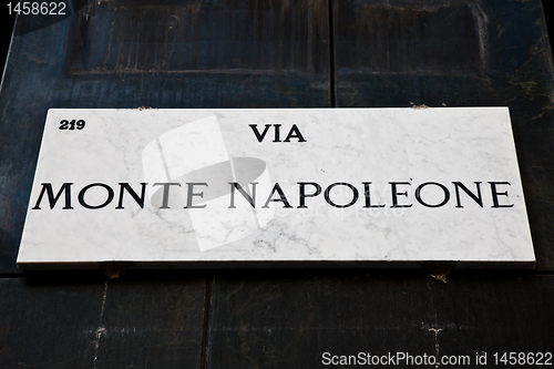 Image of Via Monte Napoleone