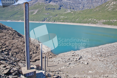 Image of Dam water level measurement