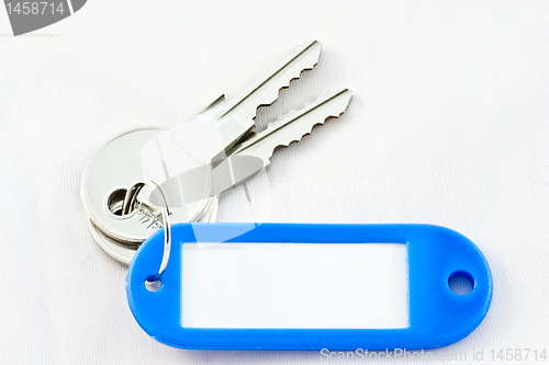 Image of Blank tag and keys