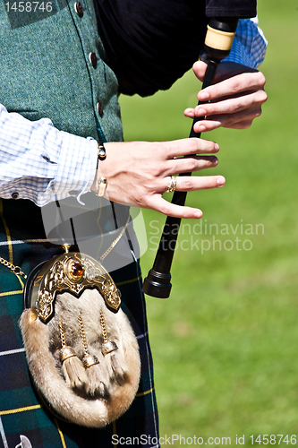 Image of Scottish bagpipe