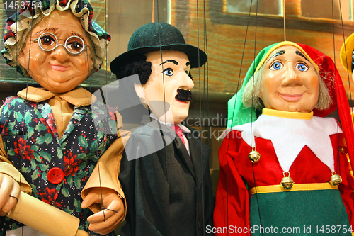 Image of Traditional puppets - three figures