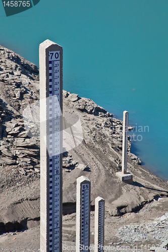 Image of Dam water level measurement