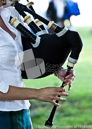 Image of Scottish bagpipe