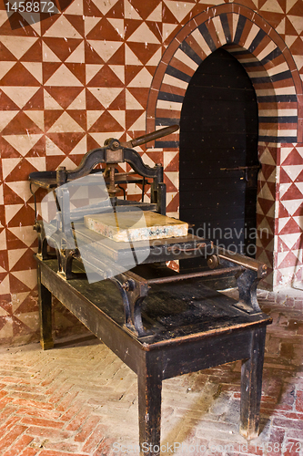Image of Ancient printing press