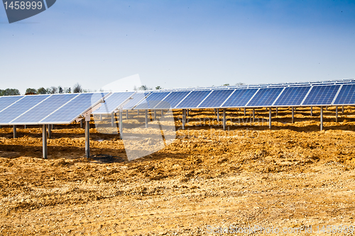 Image of Solar panel plant