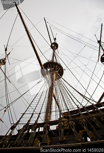 Image of Detail of Neptune Galleon