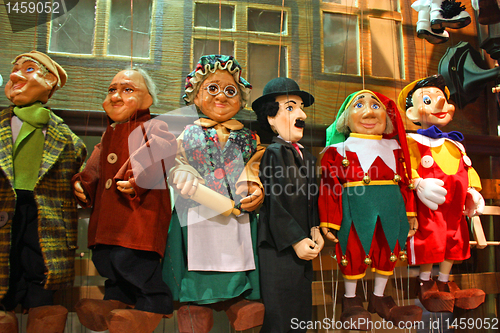 Image of Traditional puppets - six figures