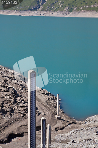 Image of Dam water level measurement