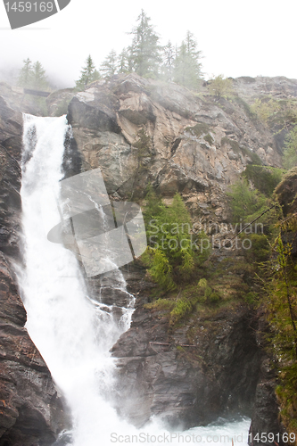 Image of Alpine waterfalls