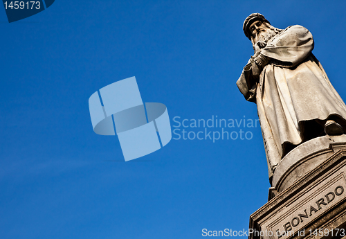 Image of Milan - Italy: Leonardo Da Vinci statue