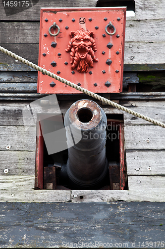 Image of Detail of Neptune Galleon