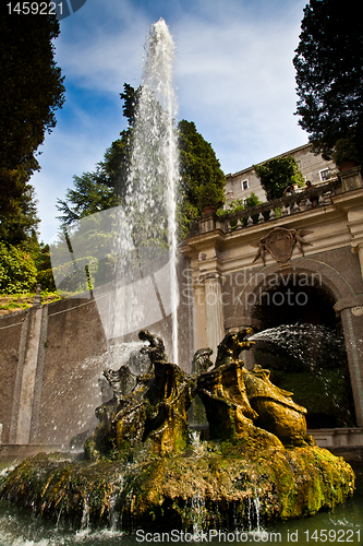 Image of Dragons fountain, Villa d'Este - Tivoli