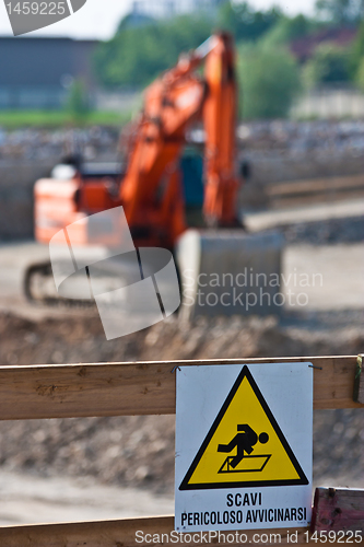Image of Work in progress: danger