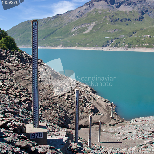 Image of Dam water level measurement