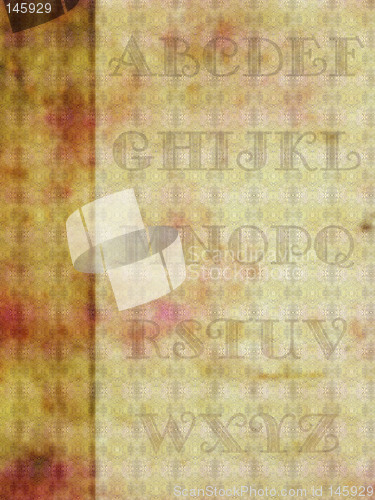 Image of Alphabet background, retro style