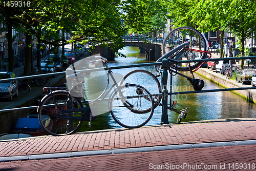 Image of Bicycles in Amsterdam