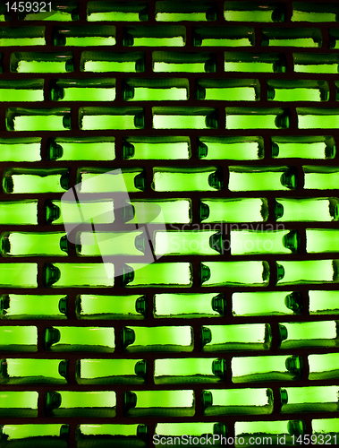 Image of Green background: glass