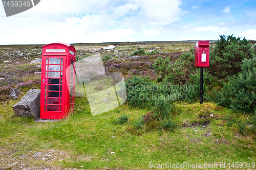 Image of Two red boxes