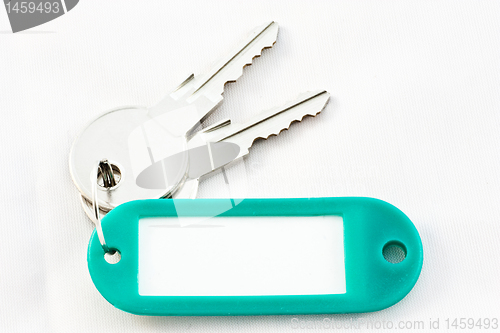 Image of Blank tag and keys