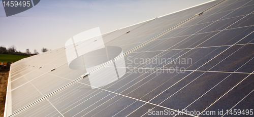 Image of Solar panel plant