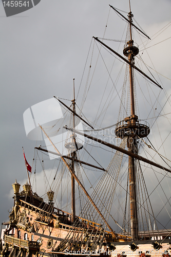 Image of Detail of Neptune Galleon