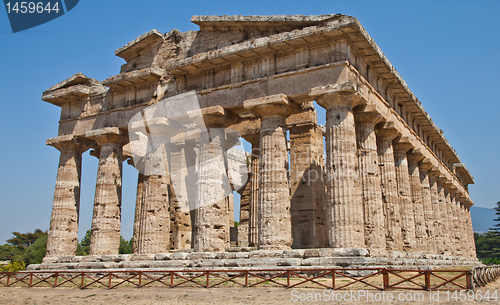 Image of Paestum temple - Italy