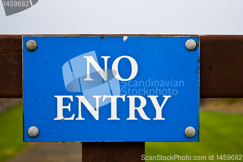 Image of No entry