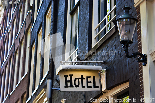 Image of Hotel sign