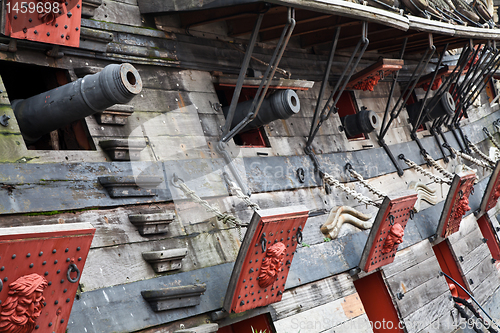 Image of Detail of Neptune Galleon