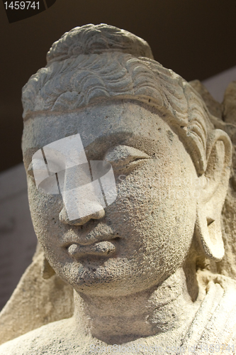 Image of Standing Bodhisattva - detail