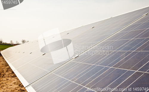 Image of Solar panel plant