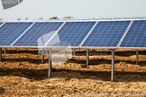 Image of Solar panel plant