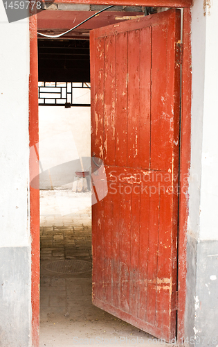 Image of Red door