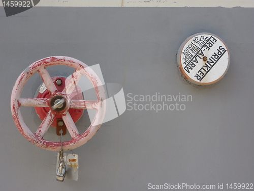 Image of Sprinkler system - detail