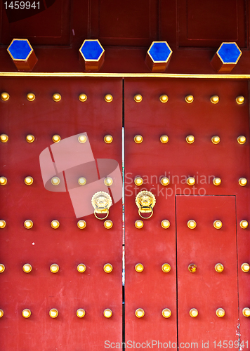 Image of Red door