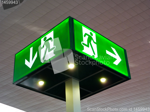 Image of Emergency exit sign