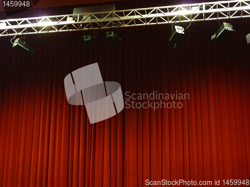 Image of Red curtain