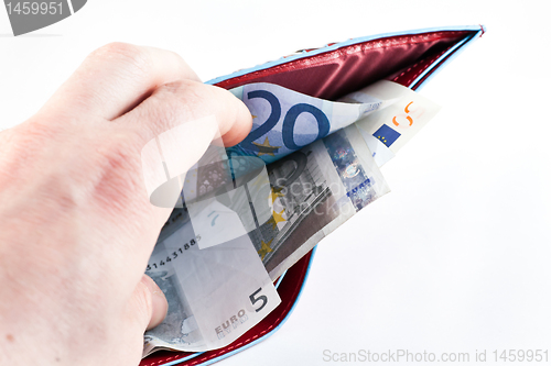 Image of Red wallet