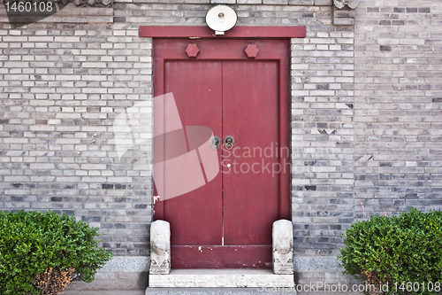 Image of Red door