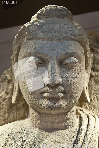 Image of Standing Bodhisattva - detail