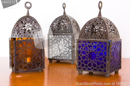 Image of Egyptian lamps - three pieces