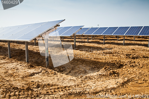 Image of Solar panel plant