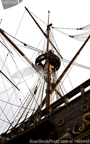 Image of Detail of Neptune Galleon