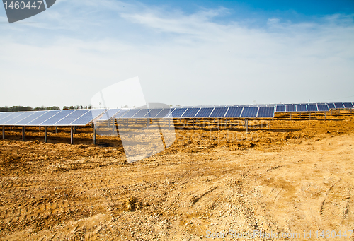 Image of Solar panel plant