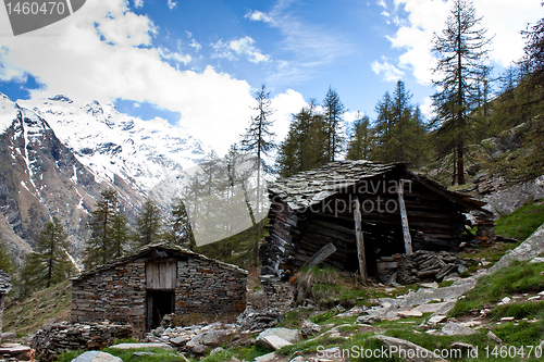 Image of Alpine old house