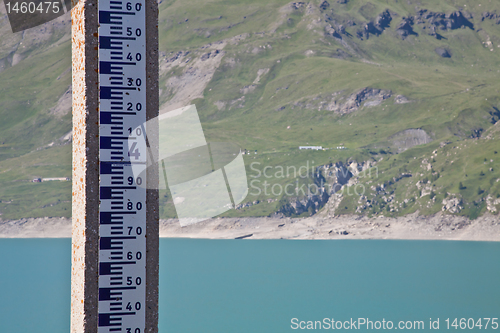 Image of Dam water level measurement